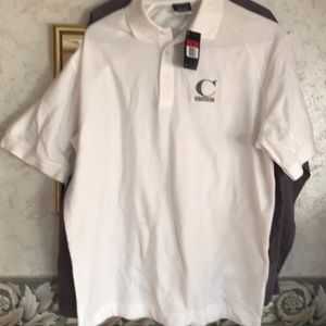 Nike golf shirt white size large